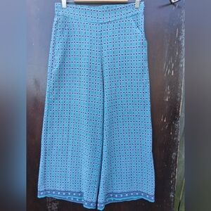 Max Studio Blue Patterned Pantsuit